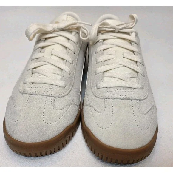 Womens Size 8.5 PUMA Club 5V5 Suede Gum Sneaker Frosted Ivory-Toasted Almond - Picture 5 of 10